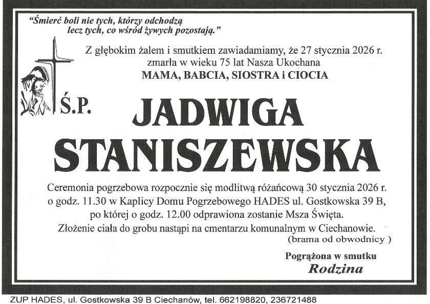 JADWIGA STANISZEWSKA