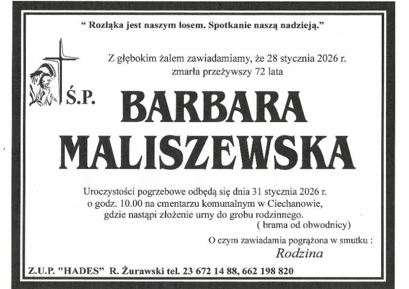 BARBARA MALISZEWSKA