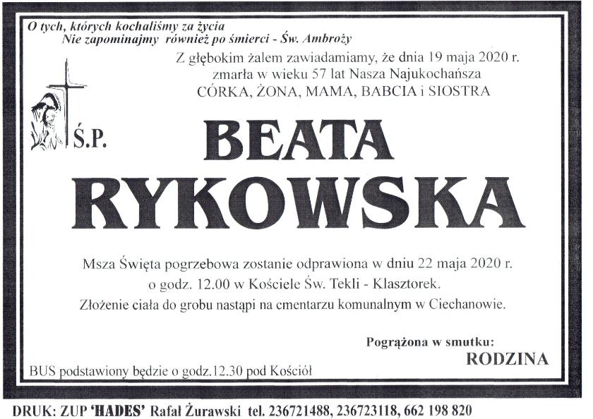 Beata Rykowska