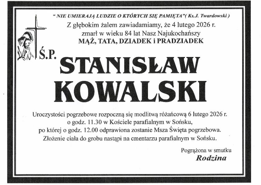 STANISŁAW KOWALSKI