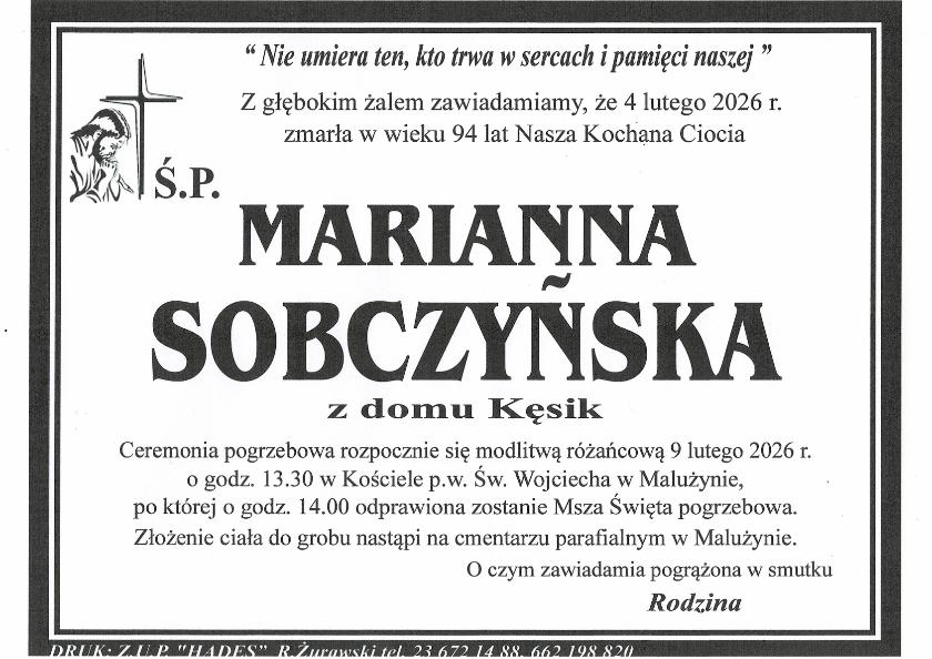 MARIANNA SOBCZYŃSKA