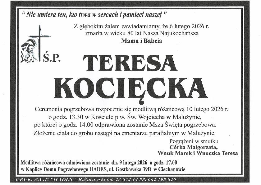 TERESA KOCIĘCKA