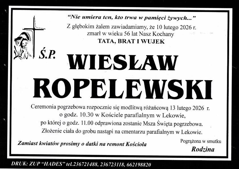 WIESŁAW ROPELEWSKI