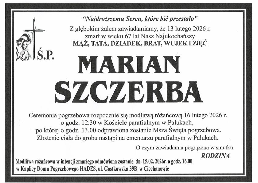 MARIAN KAZIMIERZ SZCZERBA