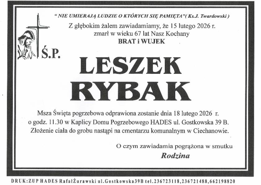 LESZEK RYBAK