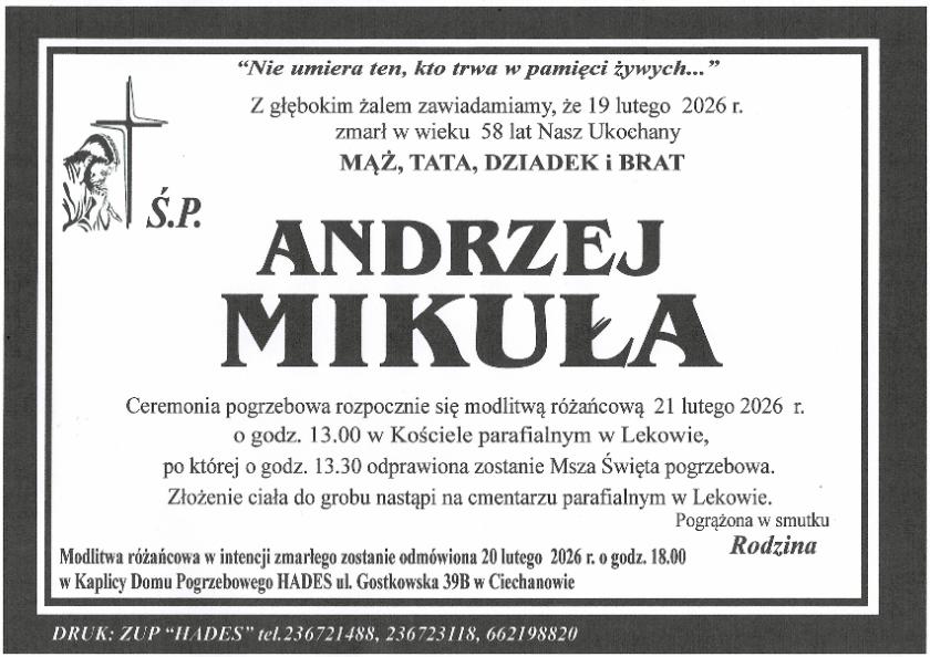 ANDRZEJ MIKUŁA