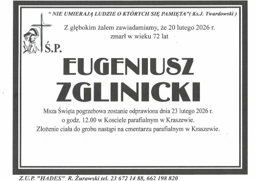EUGENIUSZ ZGLINICKI
