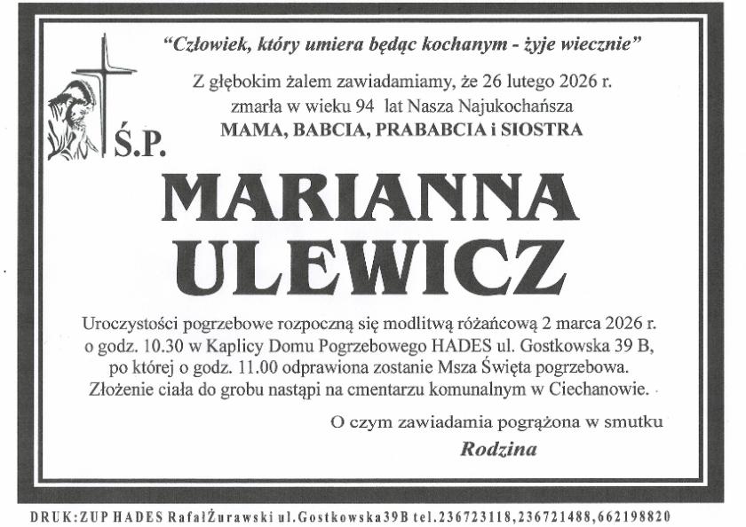 MARIANNA ULEWICZ