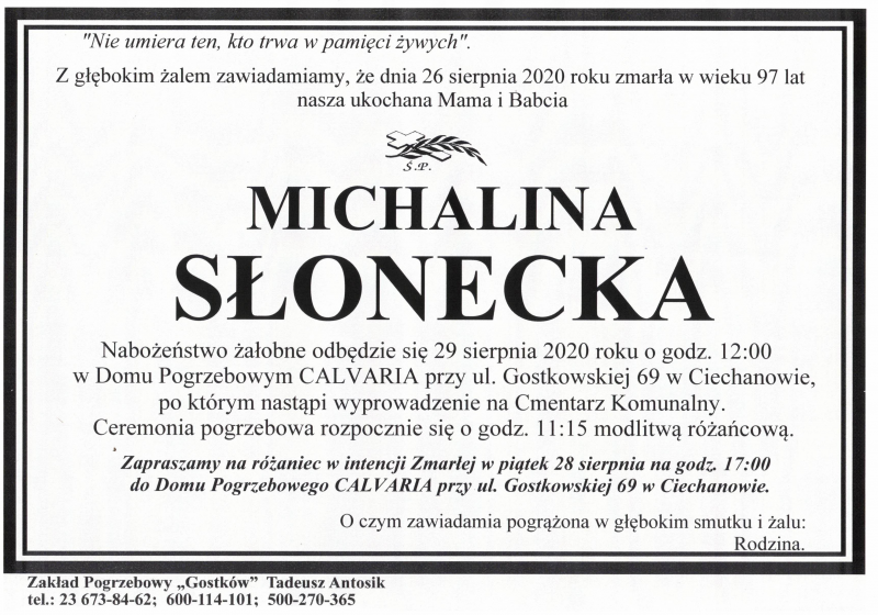 Michalina Słonecka