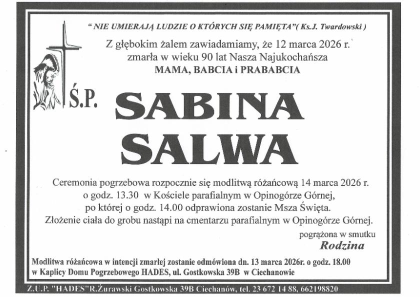 SABINA SALWA
