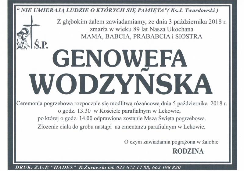 Genowefa Wodzyńska