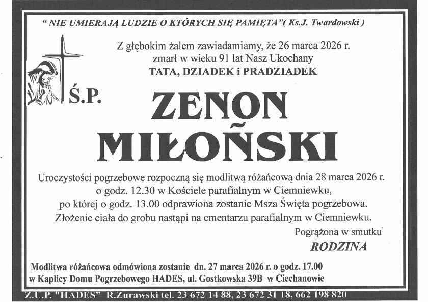 ZENON MIŁOŃSKI