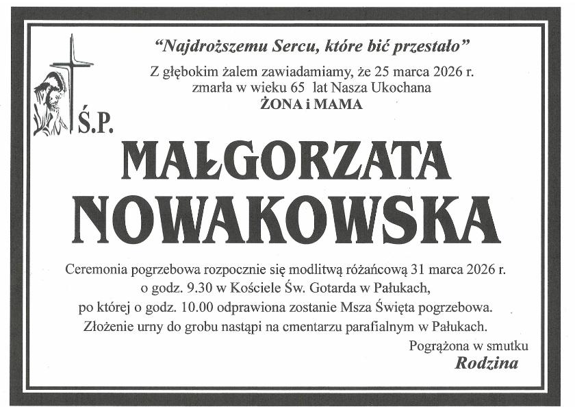 MAŁGORZATA NOWAKOWSKA