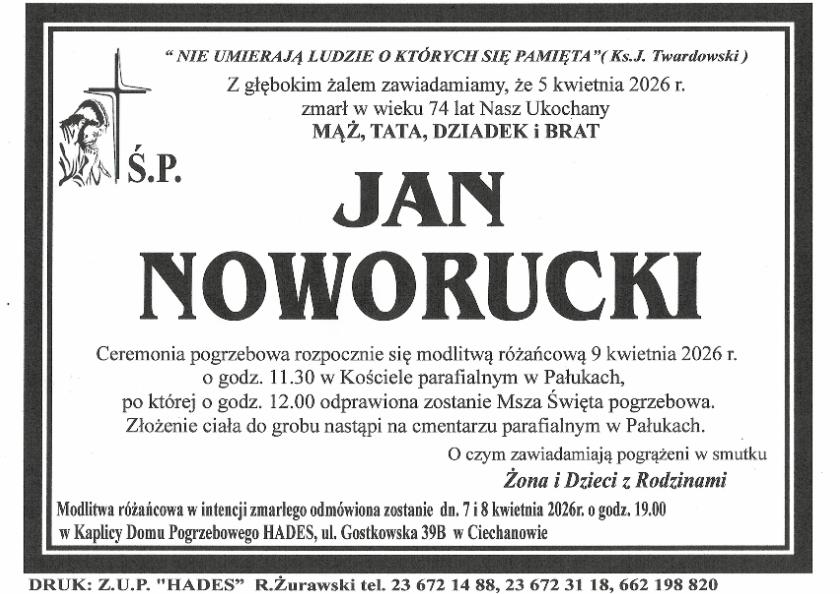 JAN NOWORUCKI