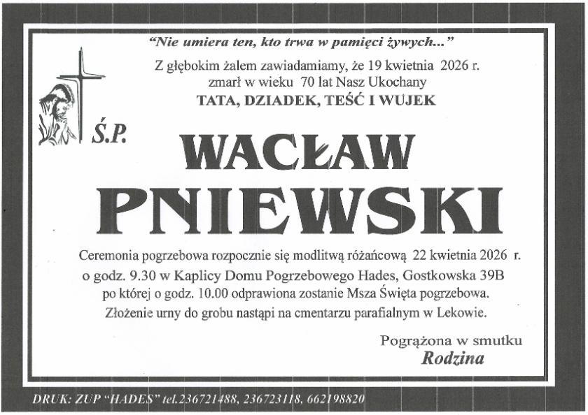 WACŁAW PNIEWSKI