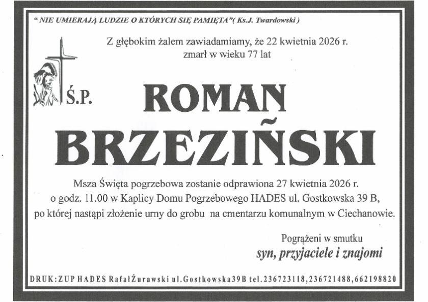 ROMAN BRZEZIŃSKI