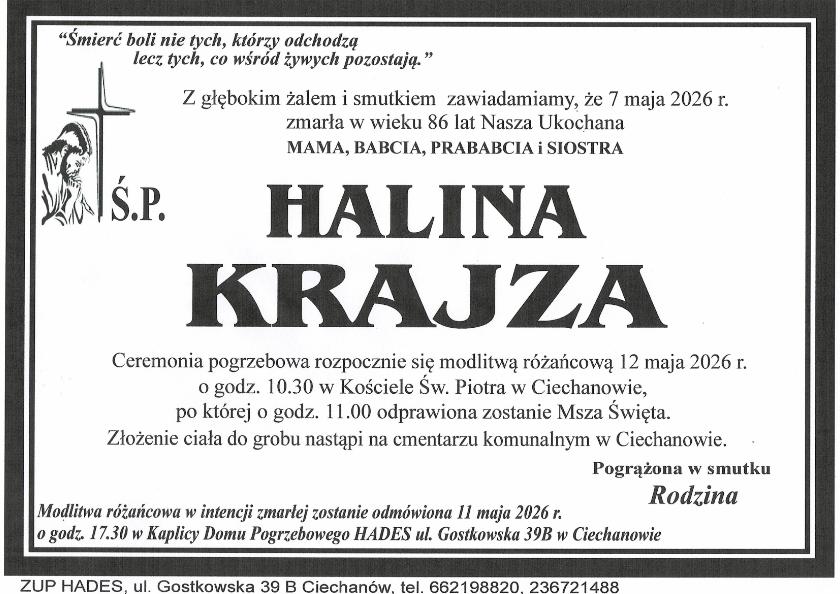HALINA KRAJZA