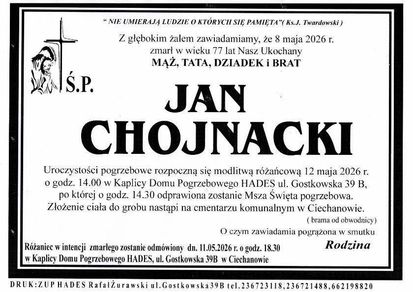 JAN CHOJNACKI