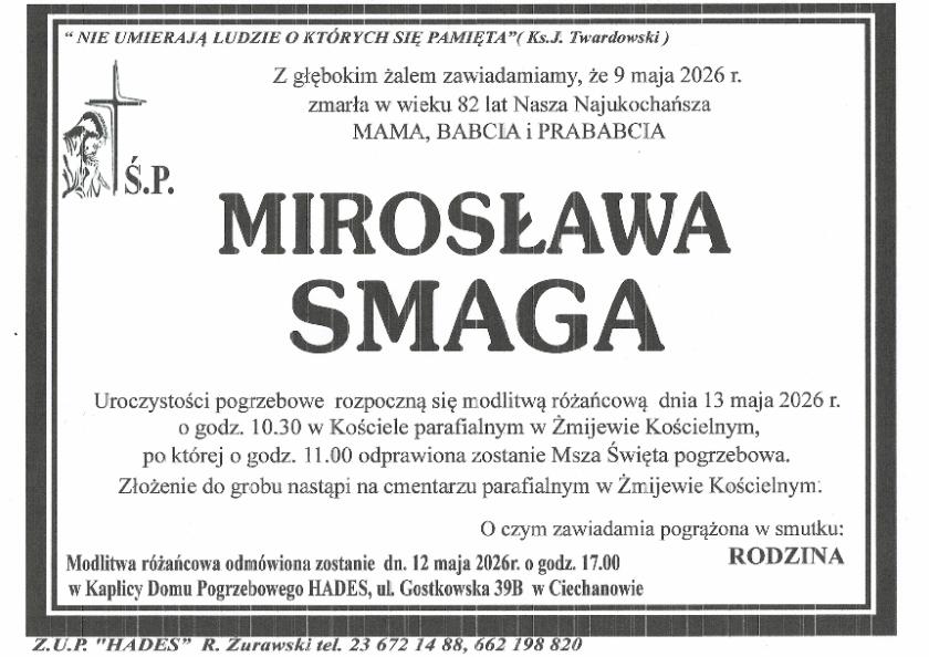 MIROSŁAWA  SMAGA