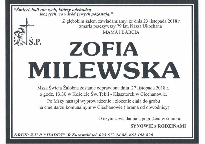 Zofia Miilewska