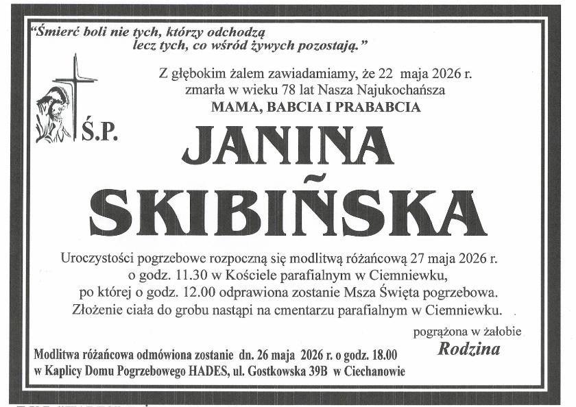 JANINA SKIBIŃSKA