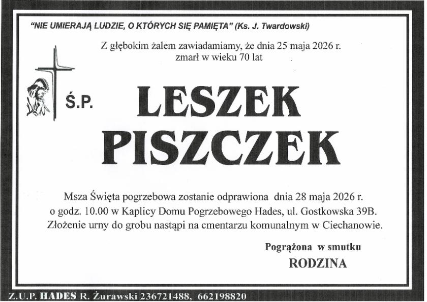 LESZEK PISZCZEK