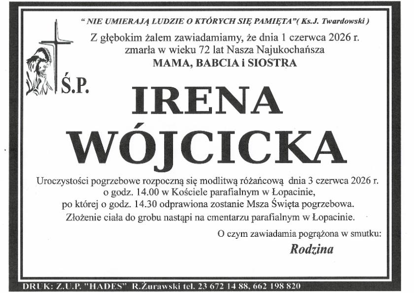 IRENA WÓJCICKA