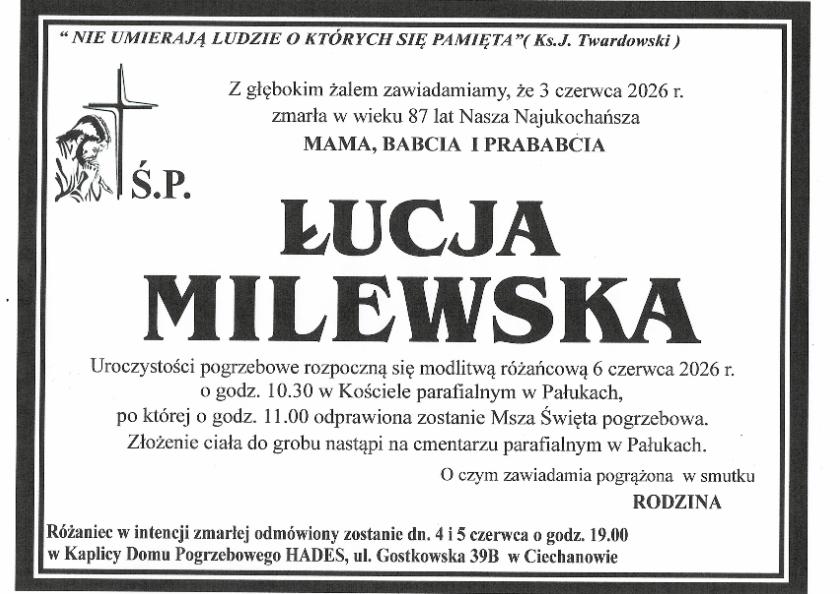 ŁUCJA MILEWSKA