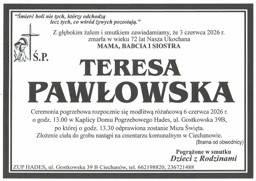 TERESA PAWŁOWSKA