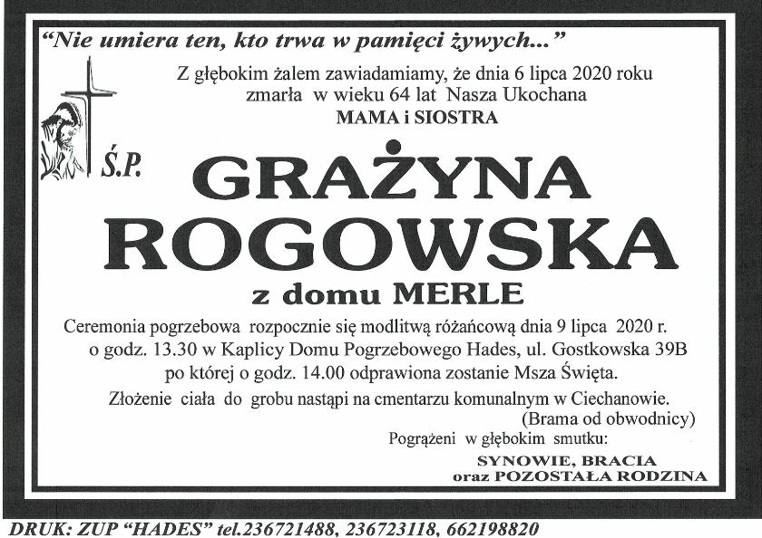 GRAŻYNA ROGOWSKA