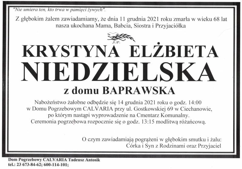 Krystyna Teresa Niedzielska