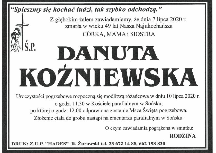 DANUTA KOŹNIEWSKA