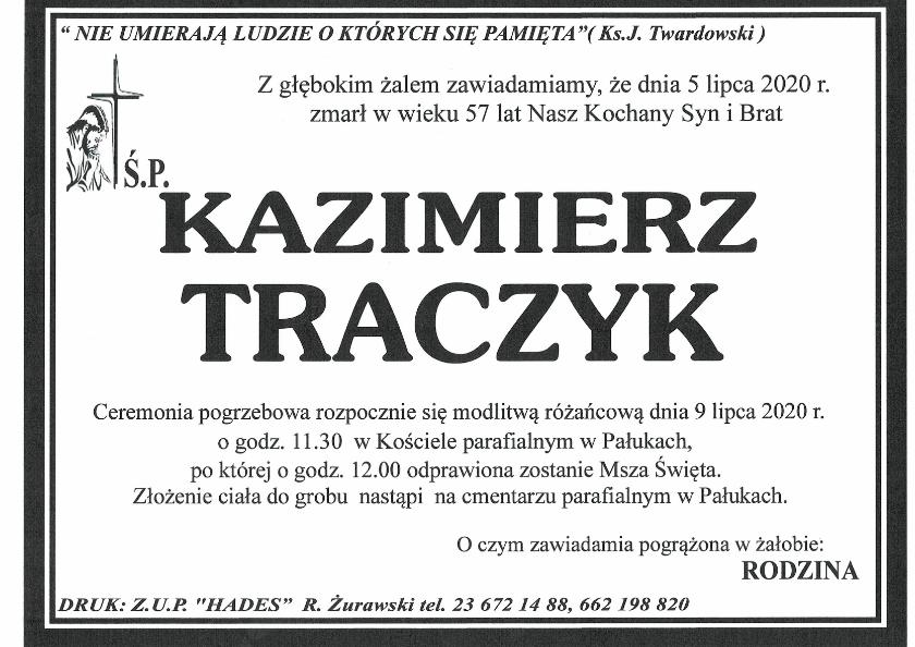 KAZIMIERZ TRACZYK