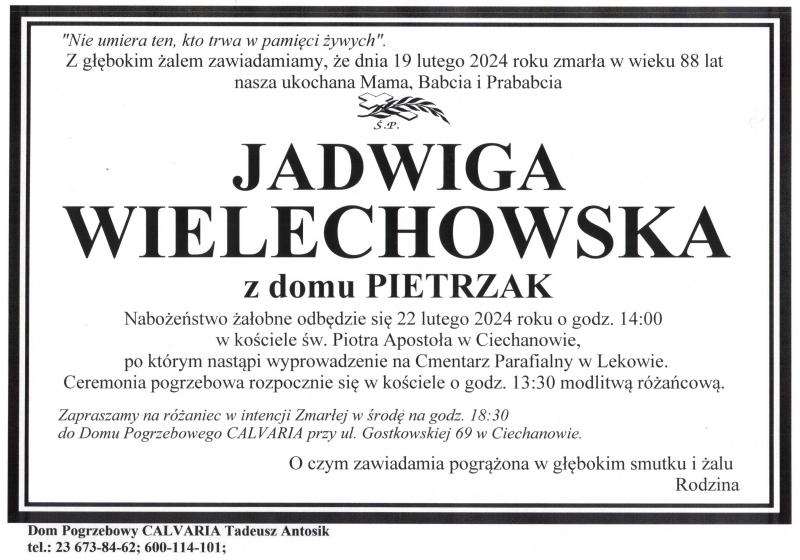 Jadwiga Wielechowska