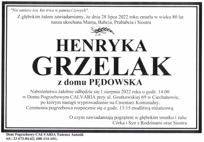 Henryka Grzelak