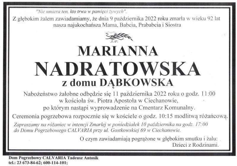 Marianna Nadratowska