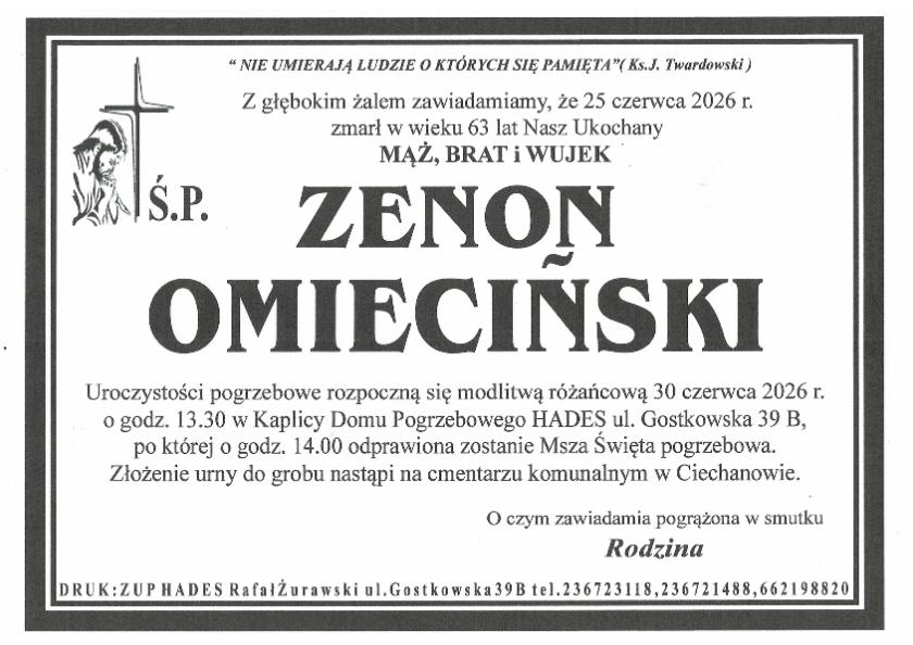 ZENON OMIECIŃSKI