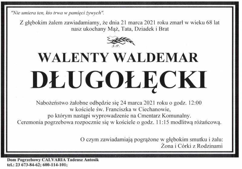 Walenty Waldemar Długołęcki