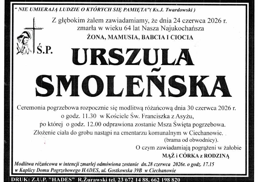 URSZULA SMOLEŃSKA
