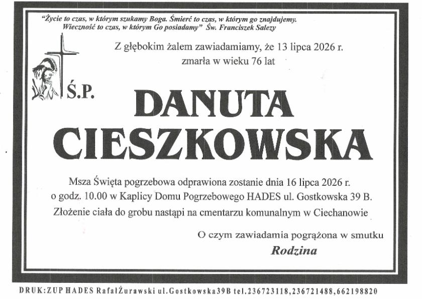 DANUTA CIESZKOWSKA