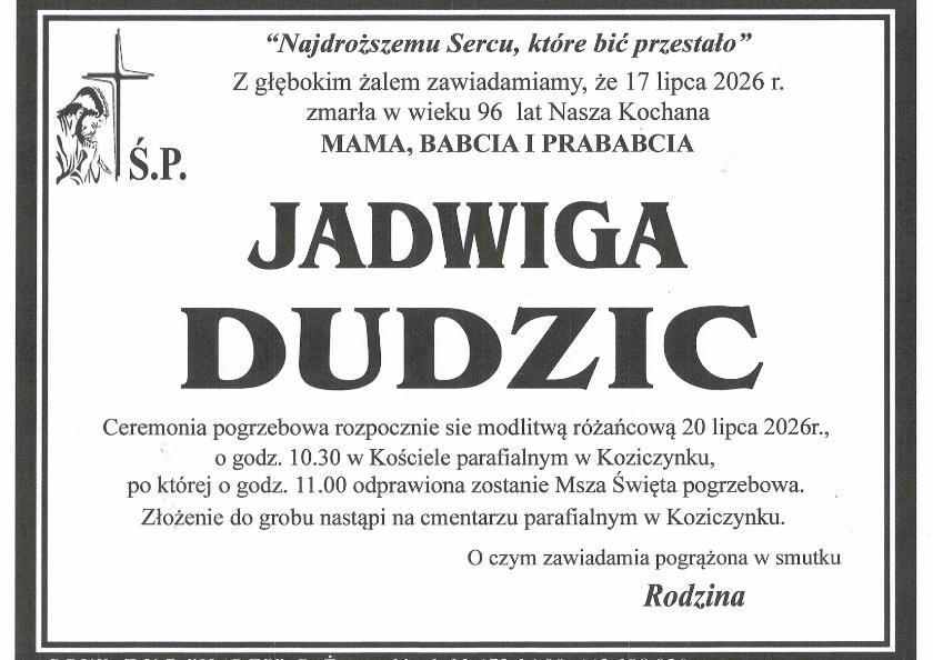 JADWIGA DUDZIC