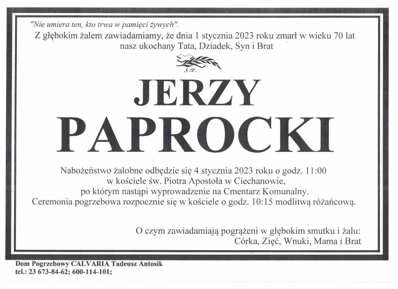 Jerzy Paprocki