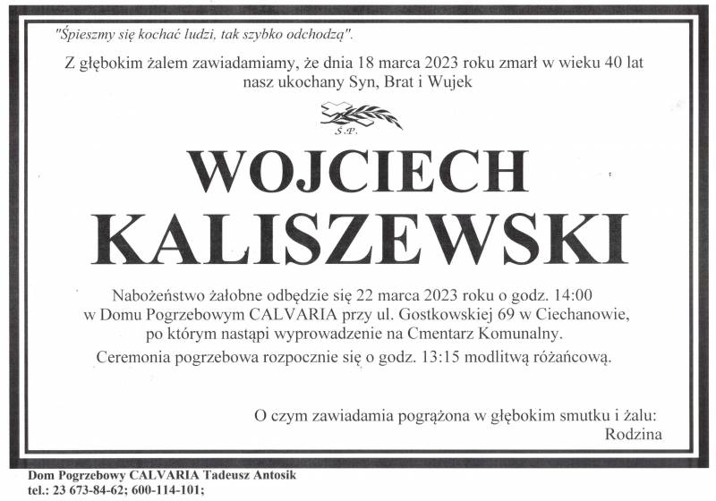 Wojciech Kaliszewski