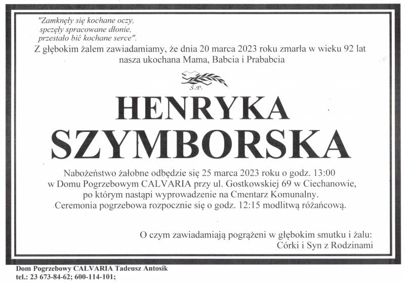 Henryka Szymborska