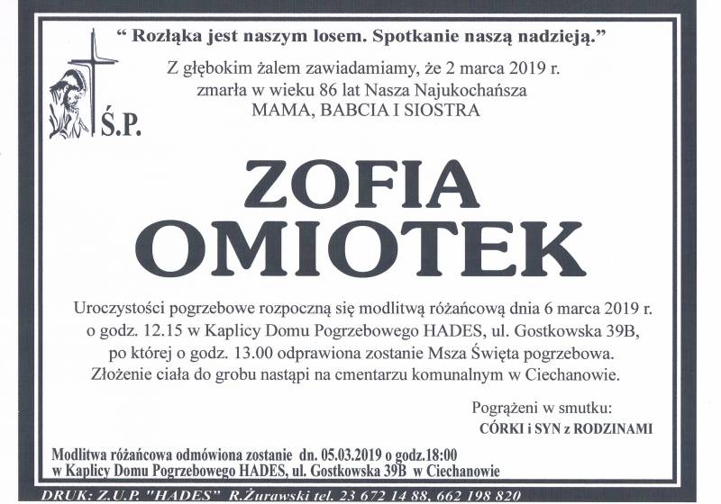 Zofia Omiotek
