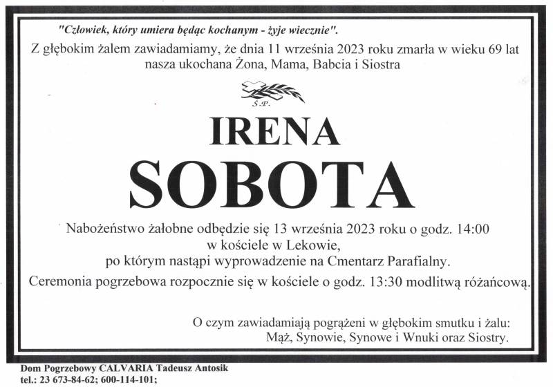 Irena Sobota