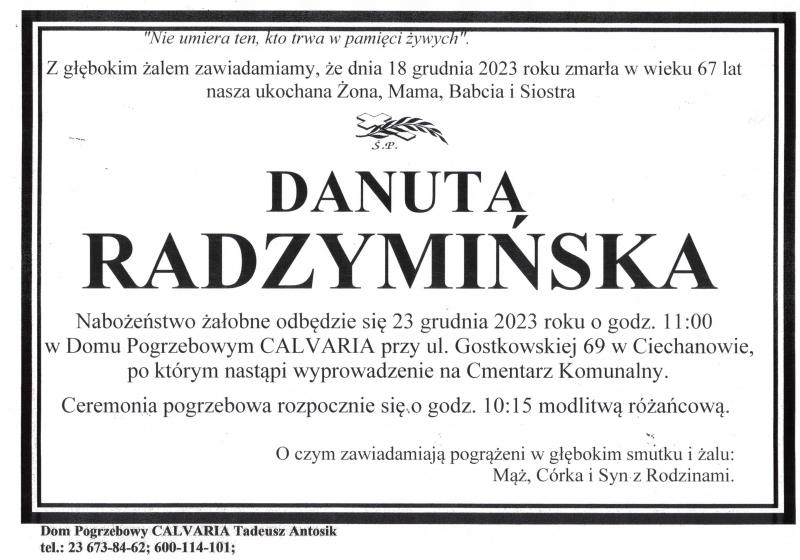 Danuta Radzymińska