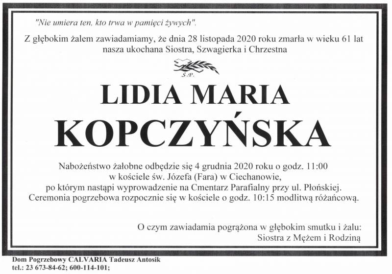 Lidia Maria Kopczyńska