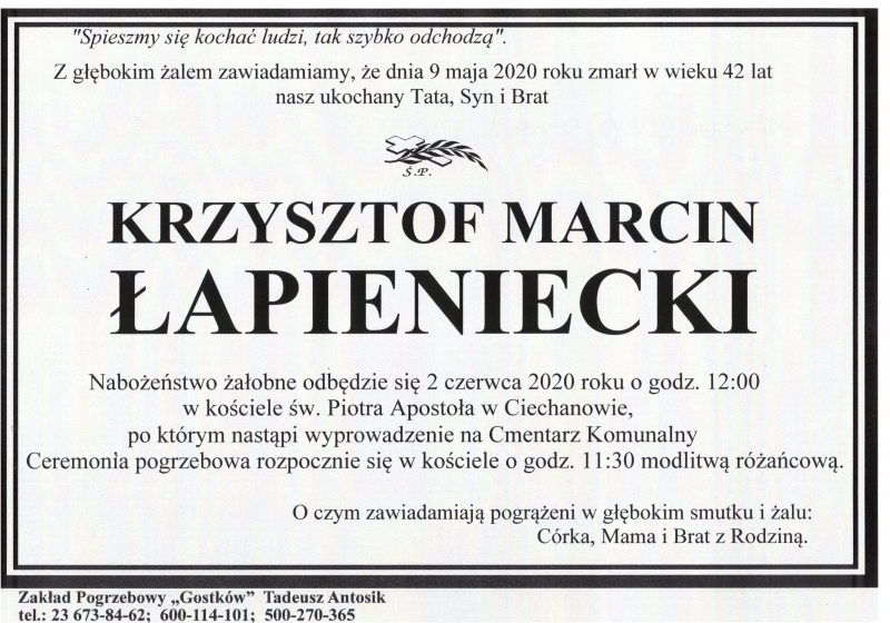 Krzysztof Marcin Łapieniecki