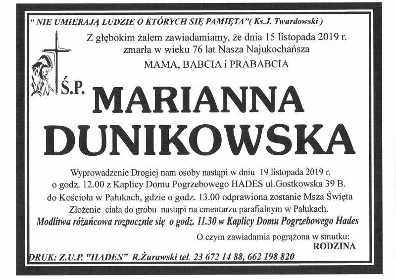 Marianna Dunikowska